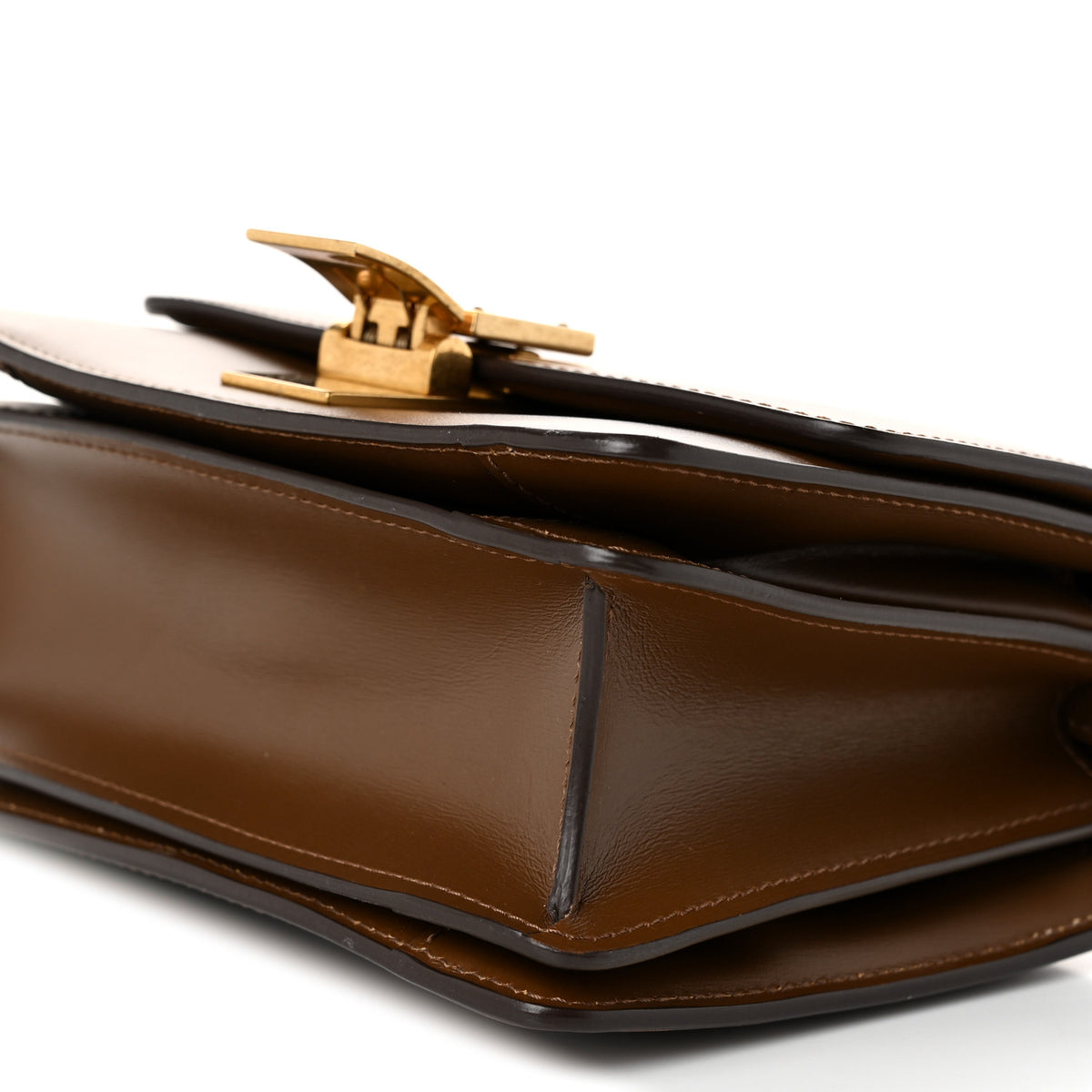 Box Calfskin Small Classic Box Flap Bag Camel