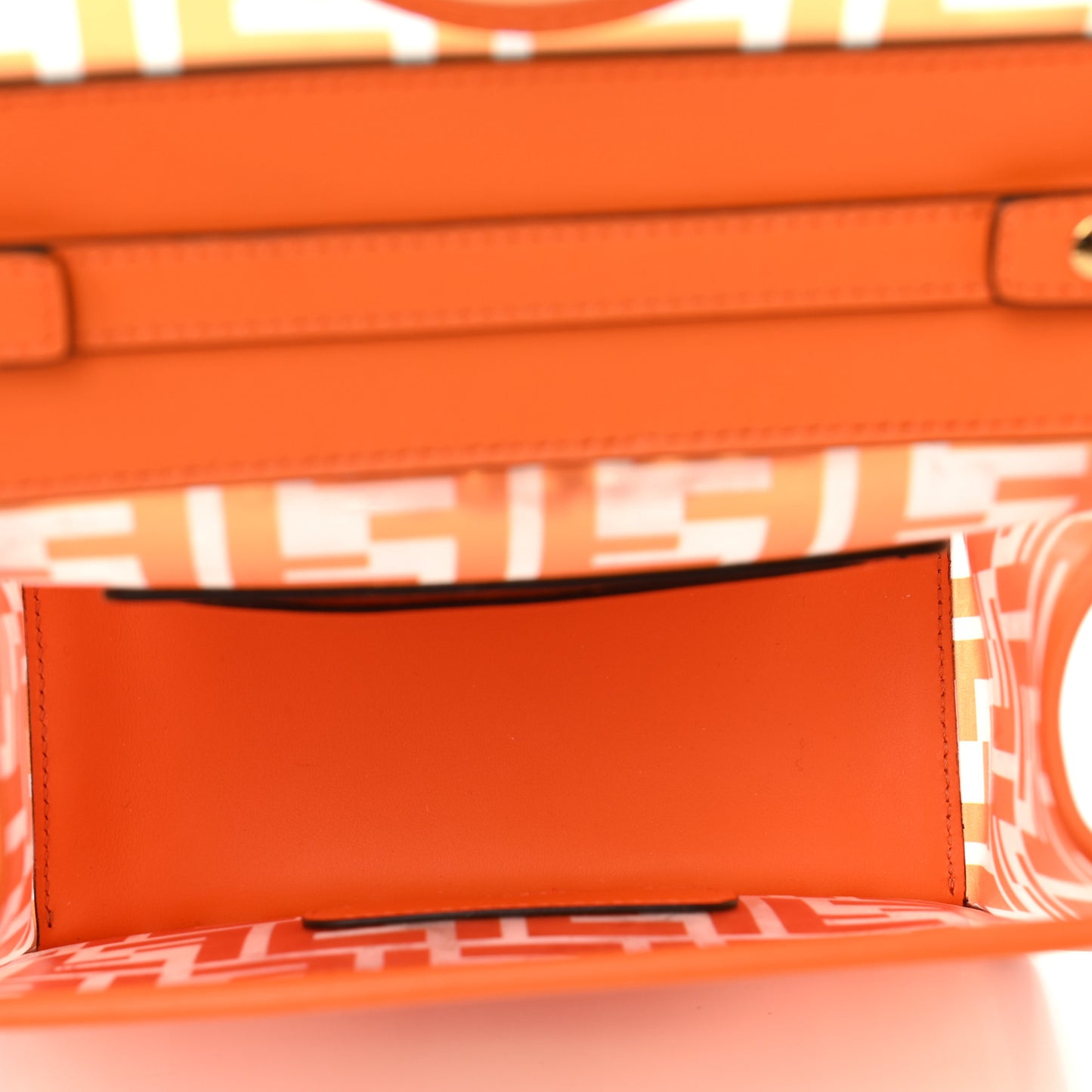 TPU FF Vitello Century F is Fendi Small Kan I Shoulder Bag Aranciata
