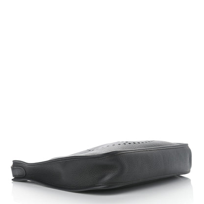 Hermes Taurillon Clemence Evelyne PM Black 4 of 14