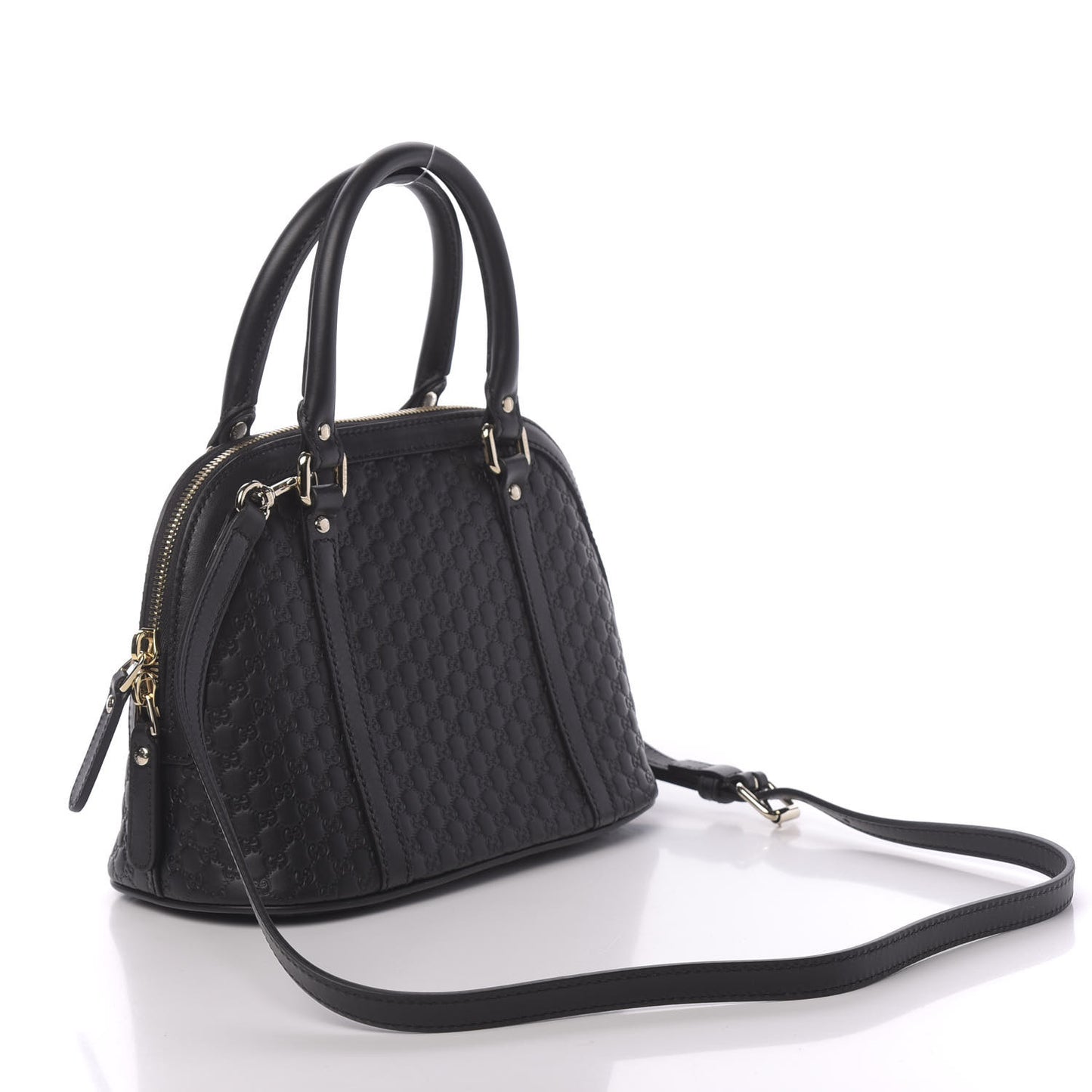 Microguccissima Mini Dome Bag Black
