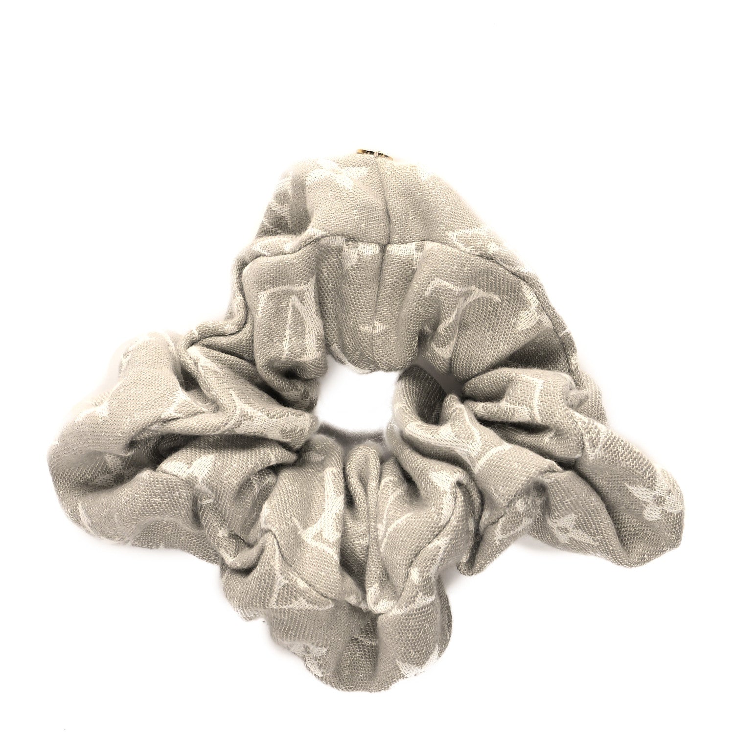 Louis Vuitton Cotton Denim Chouchou Scrunchy Beige 3 of 3