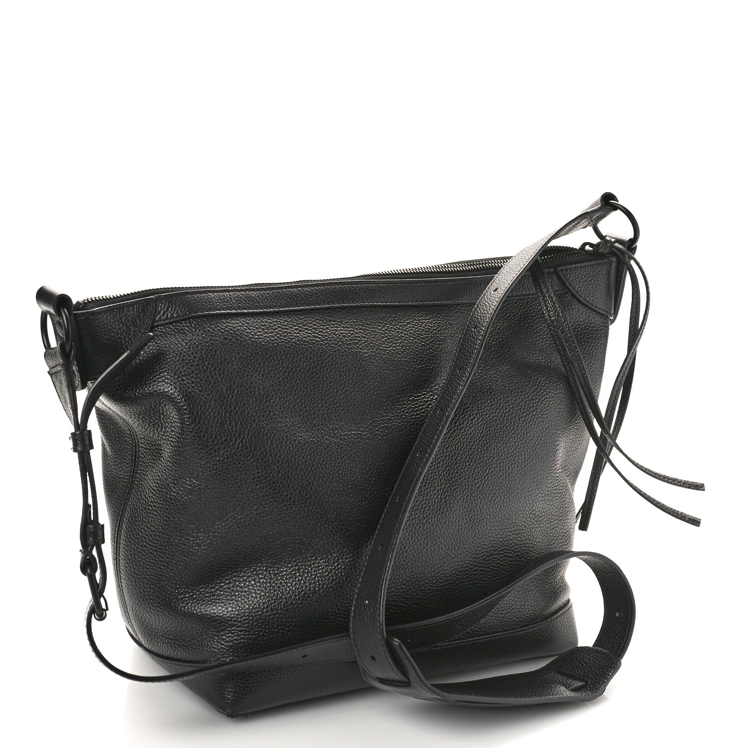 Balenciaga Grained Calfskin Black Hardware Small Neo Classic Hobo Black 2 of 11