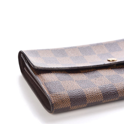 Louis Vuitton Damier Ebene Sarah Wallet 9 of 11