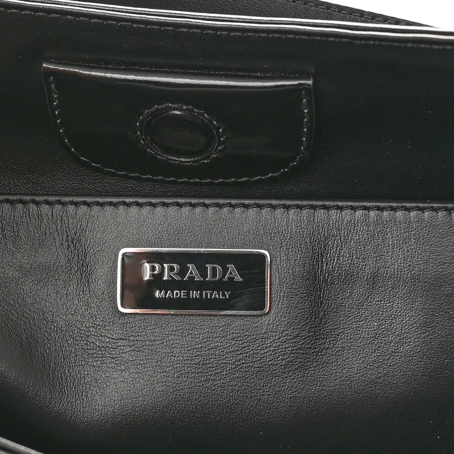 Prada Spazzolato Maxi Cleo Adjustable Strap Shoulder Bag Black 7 of 10