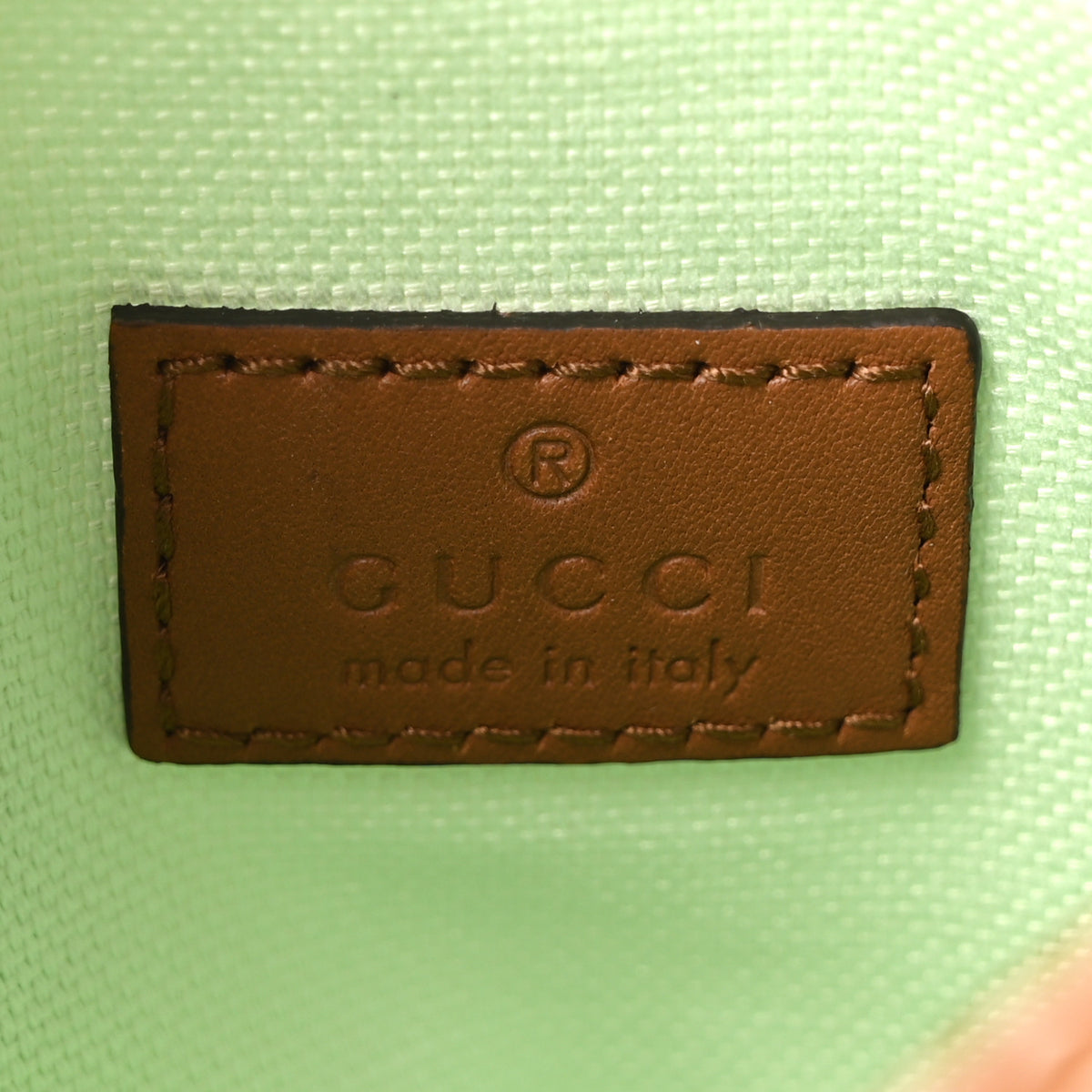 GG Supreme Web Mini GG Top Handle Bag Green Pink