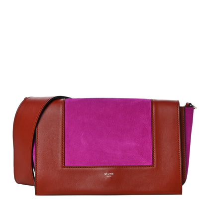 Celine Suede Calfskin Medium Frame Shoulder Bag Brick 1 of 14