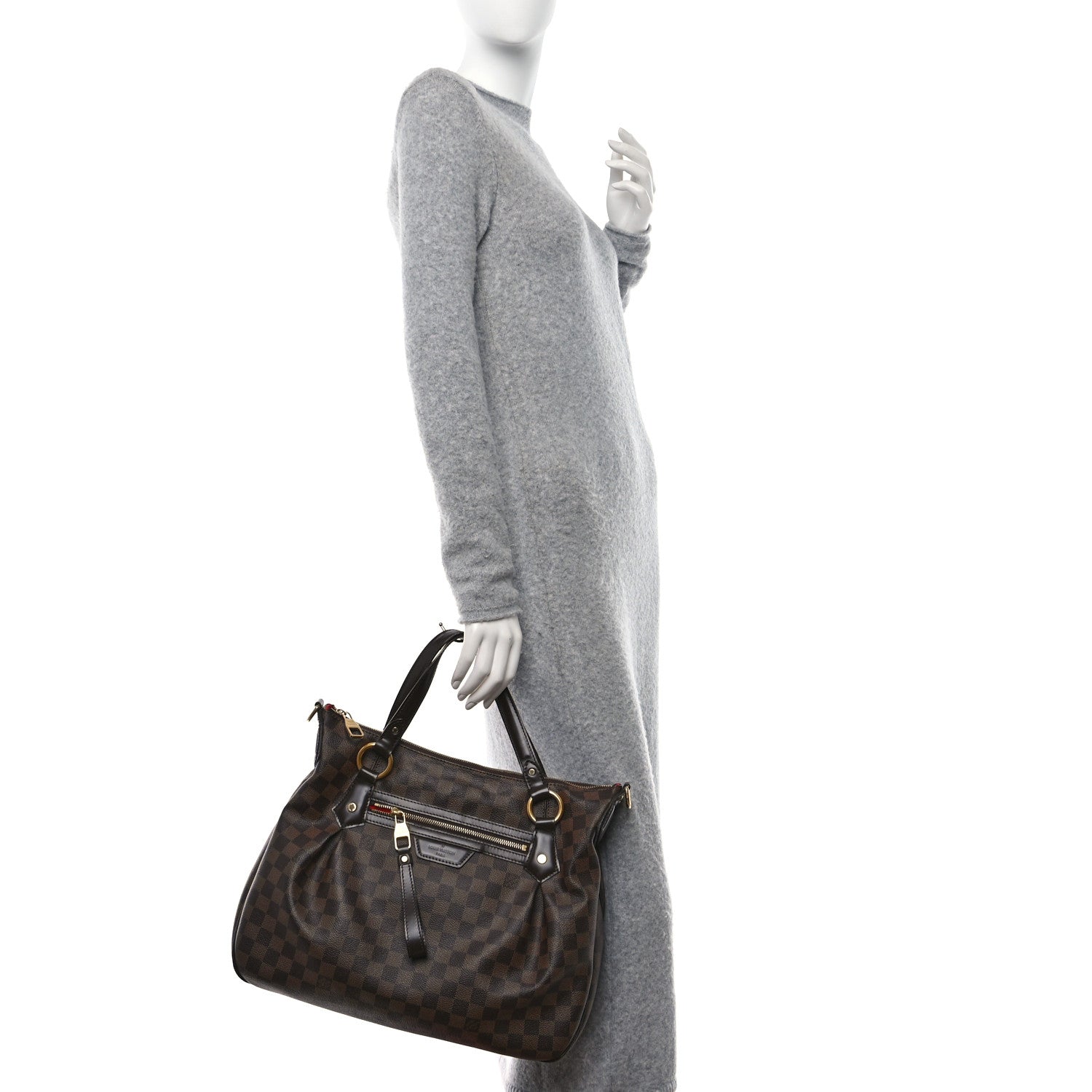 Louis Vuitton Damier Ebene Evora MM 2 of 9