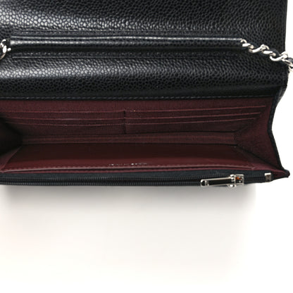 Chanel Caviar Quilted Wallet on Chain WOC Black 5 of 10
