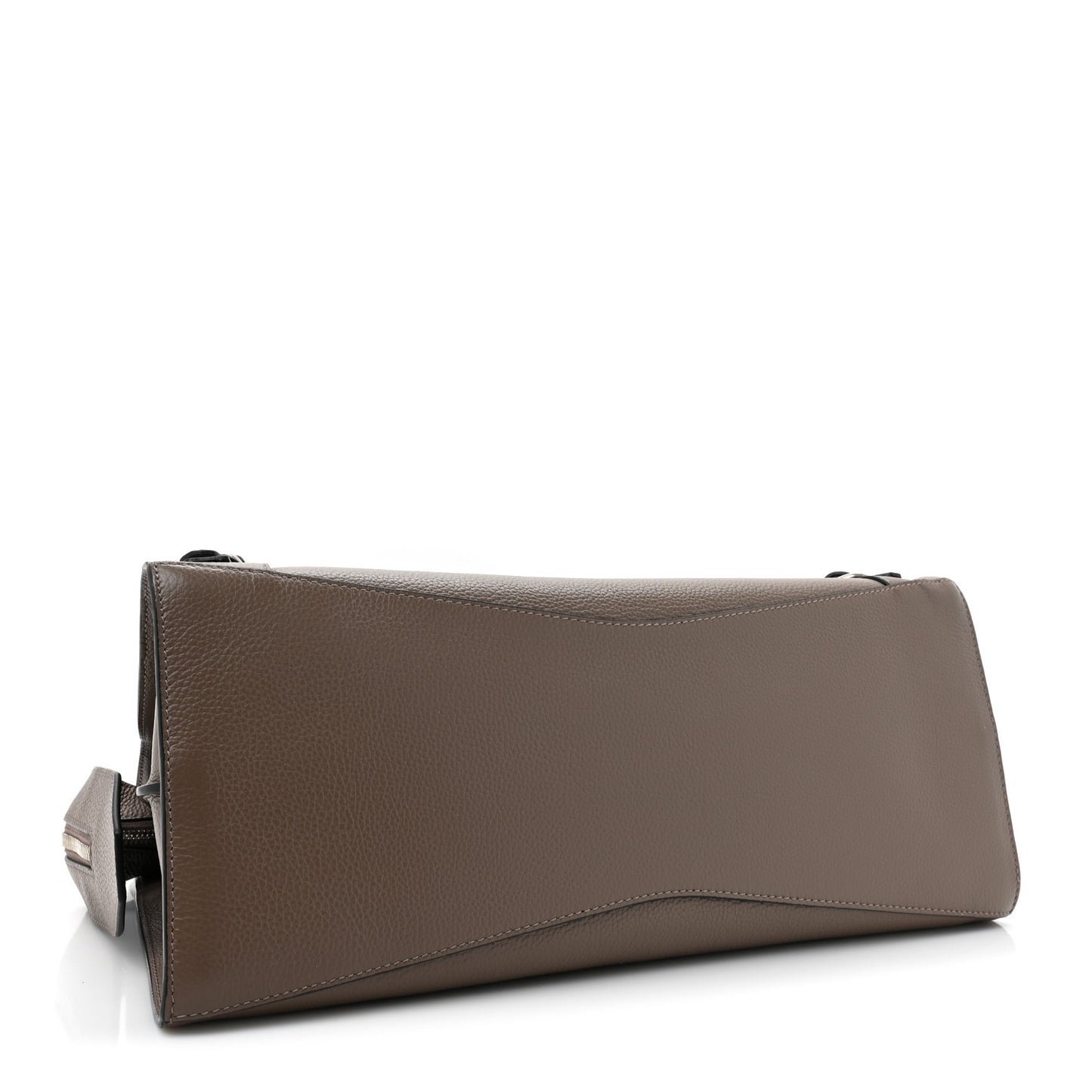 Grained Calfskin Silver Hardware Neo Classic City Mink Grey