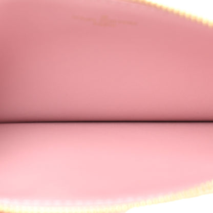 Louis Vuitton Damier Azur Pochette Felicie Chain Wallet Rose Ballerine 8 of 11