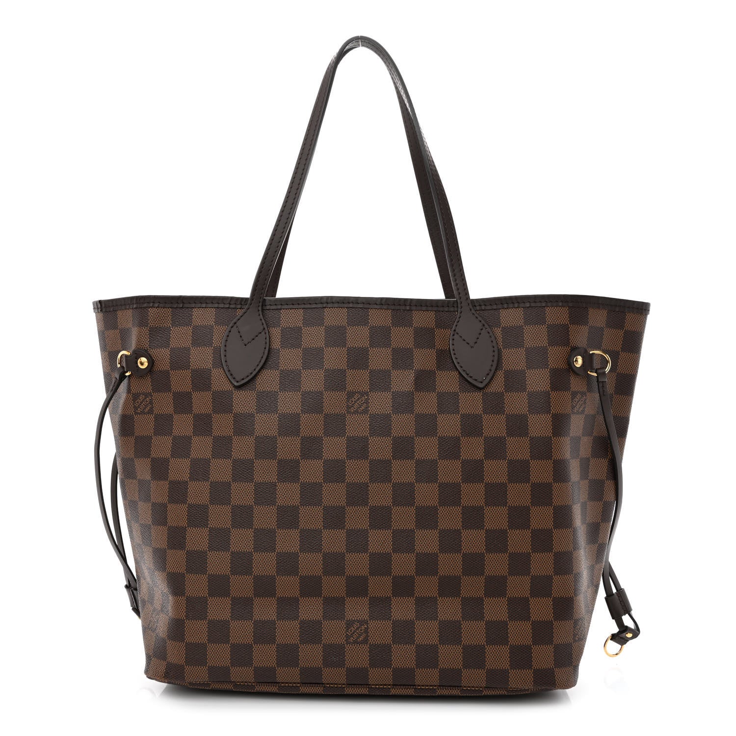 Louis Vuitton Damier Ebene Neo Neverfull MM Rose Ballerine 1 of 13
