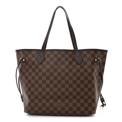 Louis Vuitton Damier Ebene Neo Neverfull MM Rose Ballerine 1 of 13