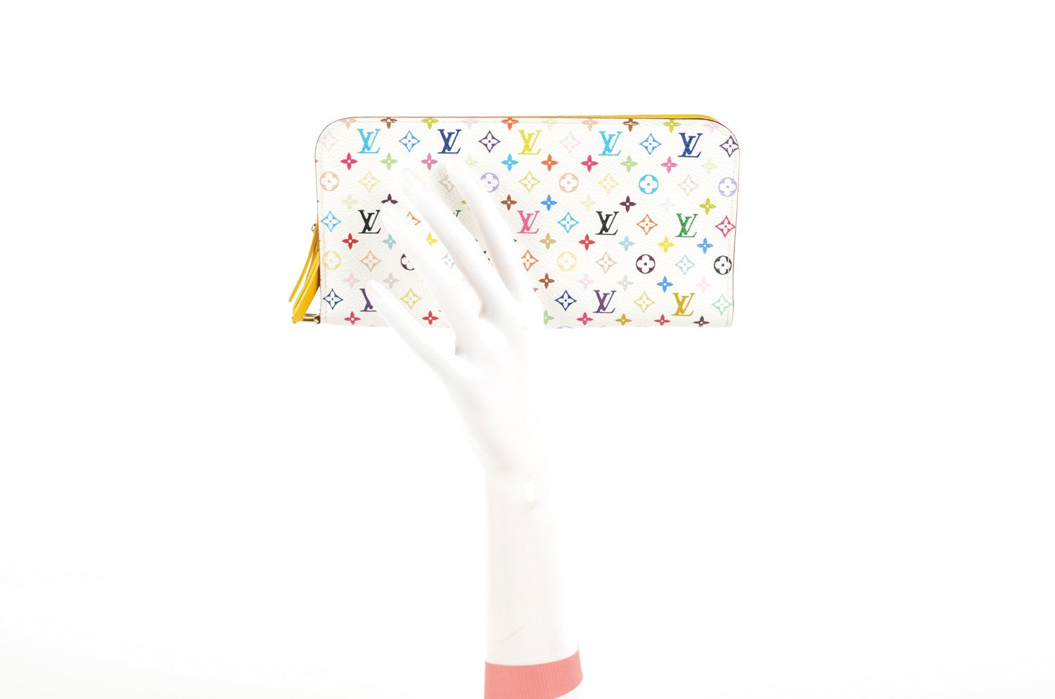 Louis Vuitton Monogram Multicolor Insolite Wallet White Citron 2 of 7