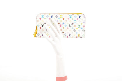 Louis Vuitton Monogram Multicolor Insolite Wallet White Citron 2 of 7