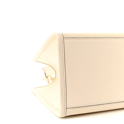 Fendi Vitello King Plexiglass Logo Embossed Medium Fendi Sunshine Shopper Tote White Ice 8 of 9