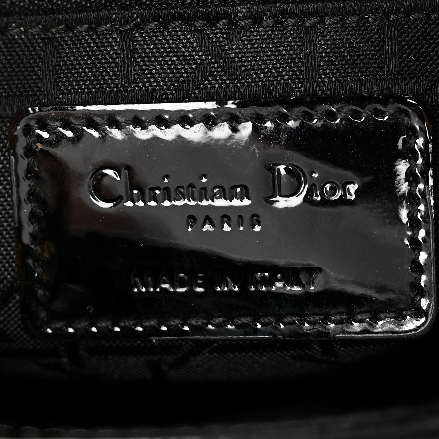 Christian Dior Patent Cannage Mini Lady Dior Black 6 of 12