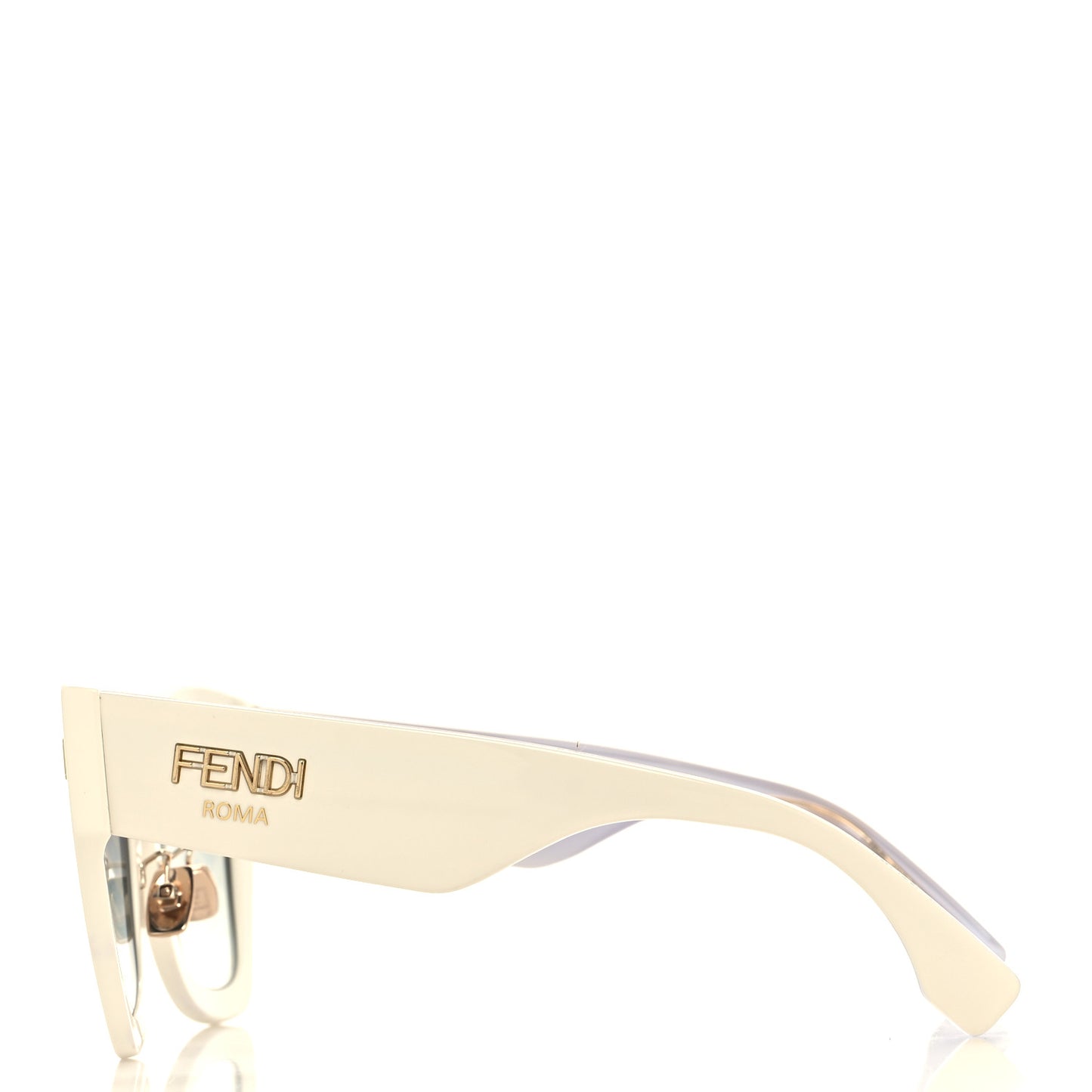 Acetate 53mm Sunglasses FF 0434/G/S White Gold