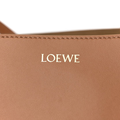 Loewe Shiny Calfskin Medium Puzzle Fold Tote Warm Desert 6 of 10