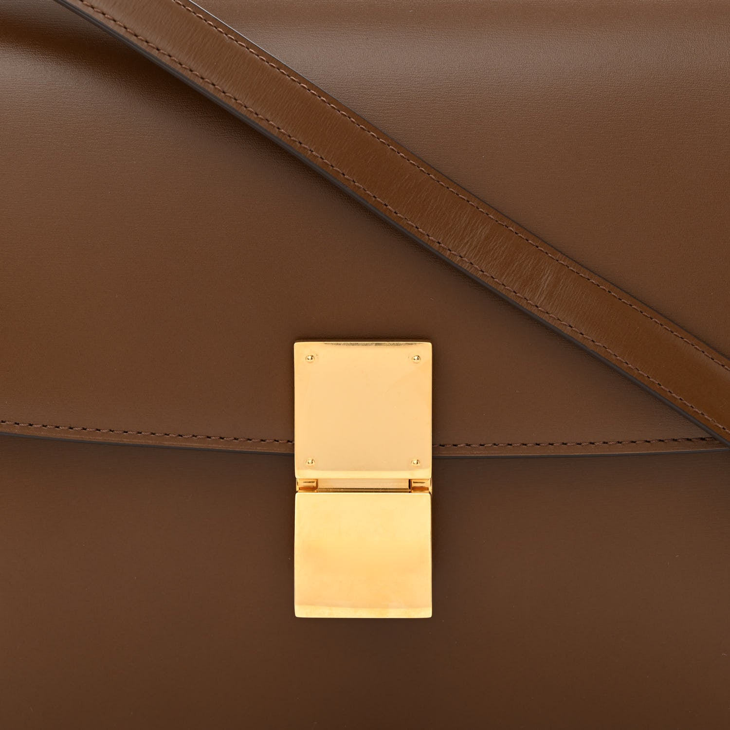 Celine Box Calfskin Medium Classic Box Flap Bag Camel 9 of 11