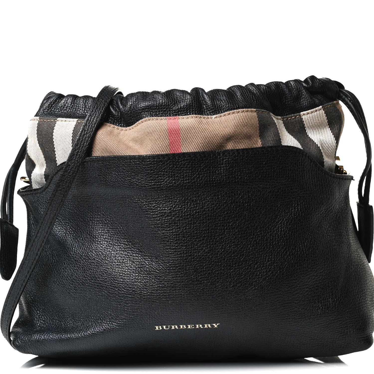 Burberry Calfskin House Check Little Crush Black 10 of 20