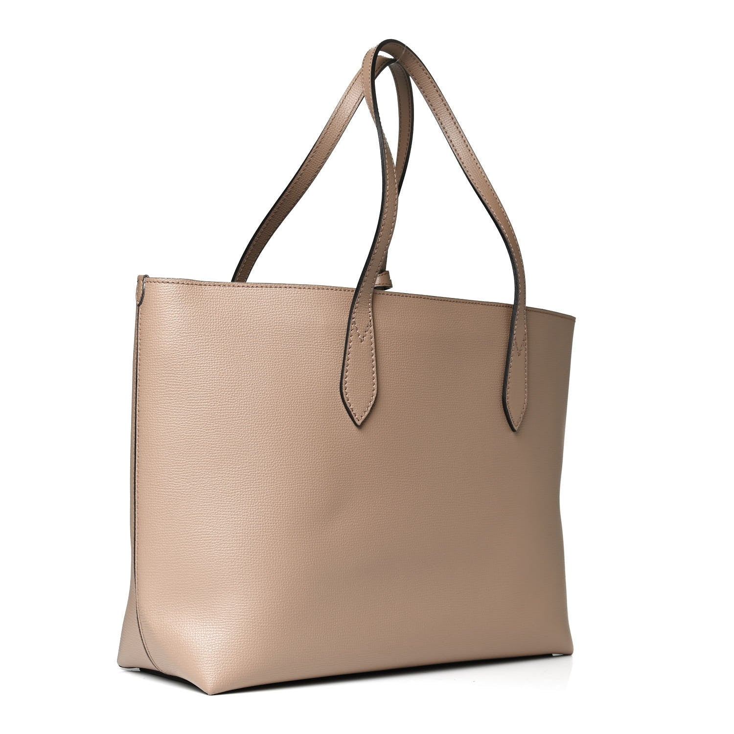 Burberry Grainy Calfskin Haymarket Check Medium Ardwell Zip Tote Camel 2 of 8
