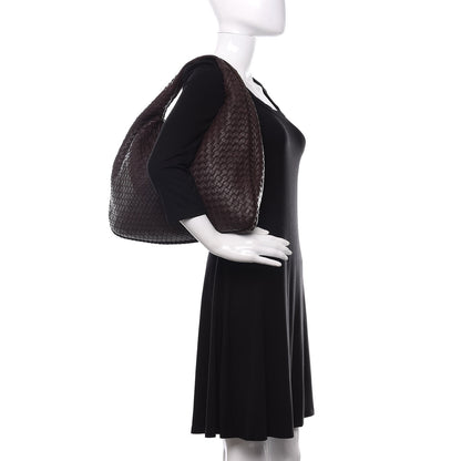 Bottega Veneta Nappa Intrecciato Large Veneta Hobo Ebano 2 of 9