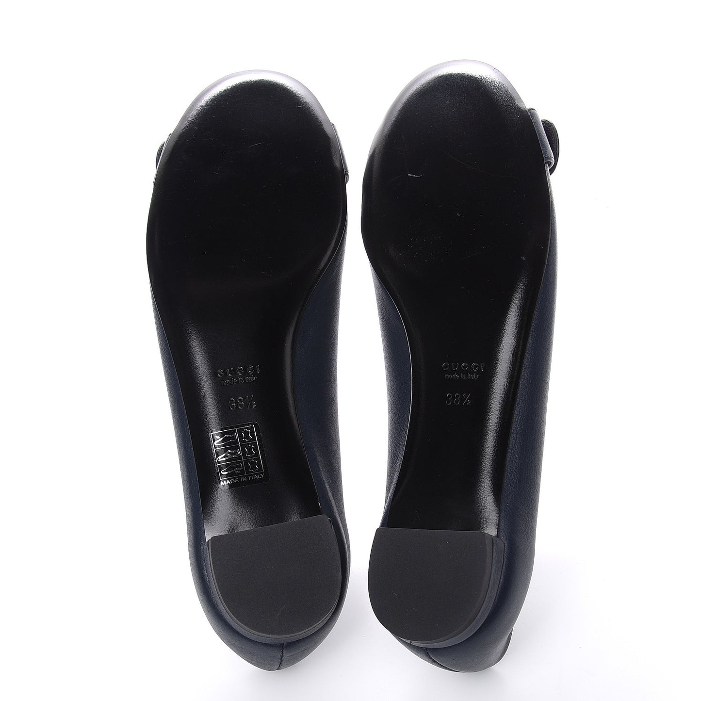 Calfskin Sachalin Flats 38.5 Blue