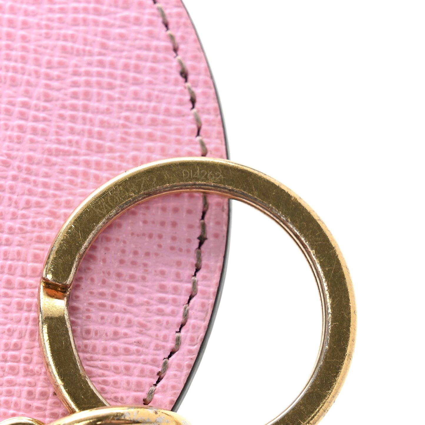 Monogram 2022 Christmas Animation Paris Bag Charm Key Ring Pink