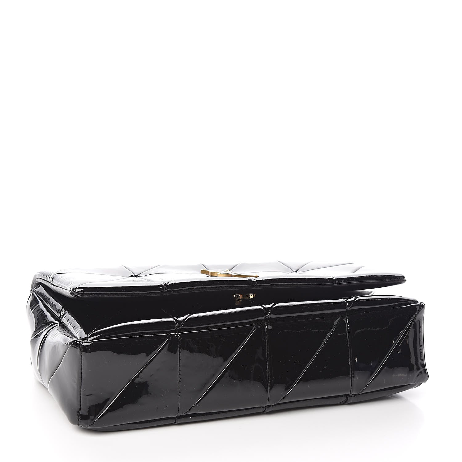 Saint Laurent Patent Patchwork Monogram Medium Jamie Black 4 of 10