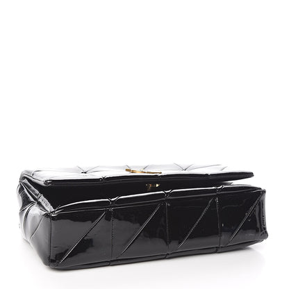 Saint Laurent Patent Patchwork Monogram Medium Jamie Black 4 of 10