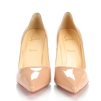Christian Louboutin Patent Pigalle 100 Pumps 42 Nude 2 of 8