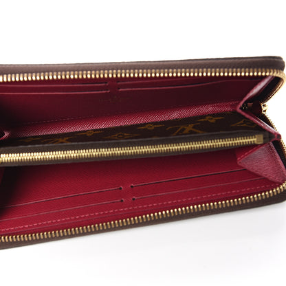 Louis Vuitton Monogram Clemence Wallet Fuchsia 4 of 7