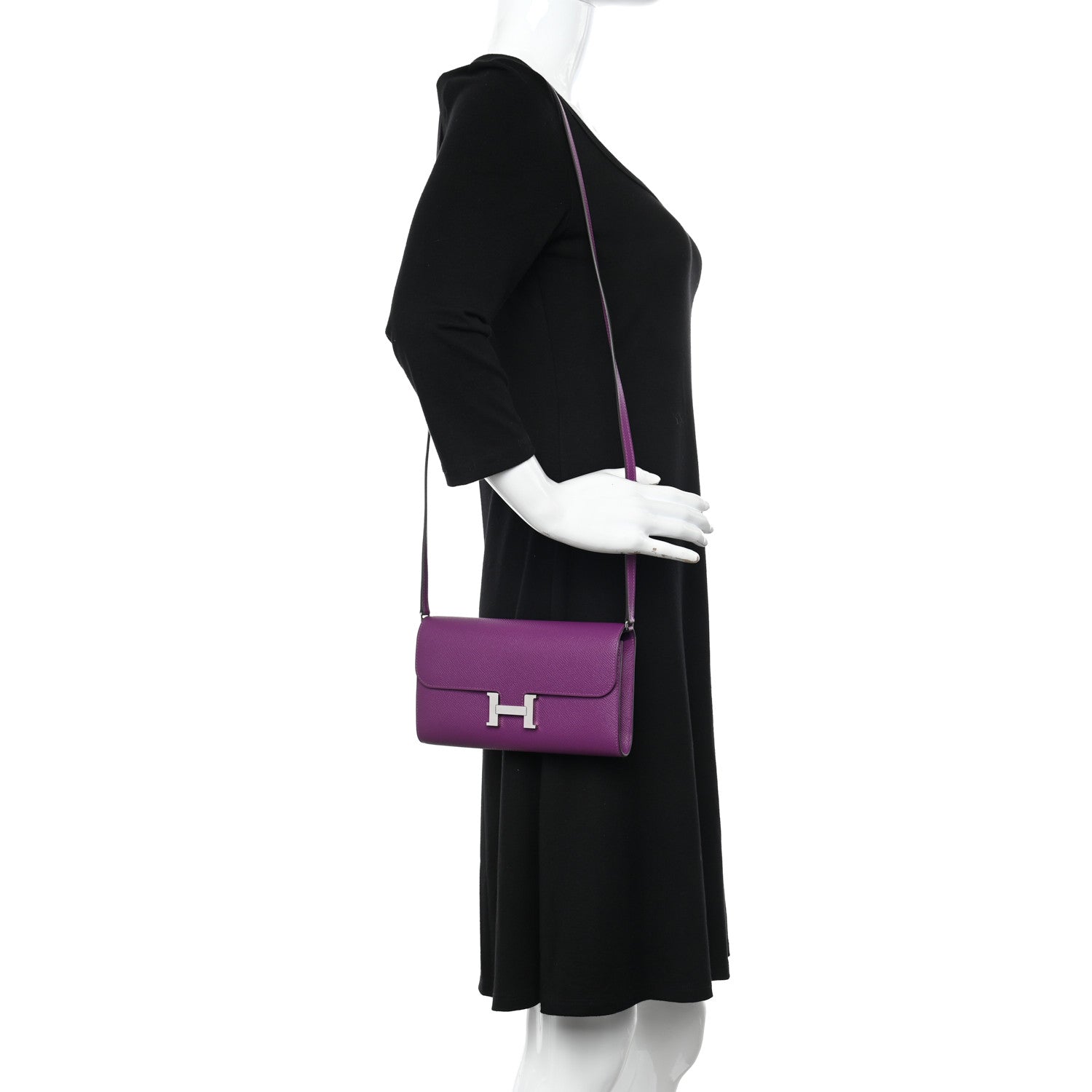 Hermes Epsom Constance Wallet To Go Anemone 2 of 11