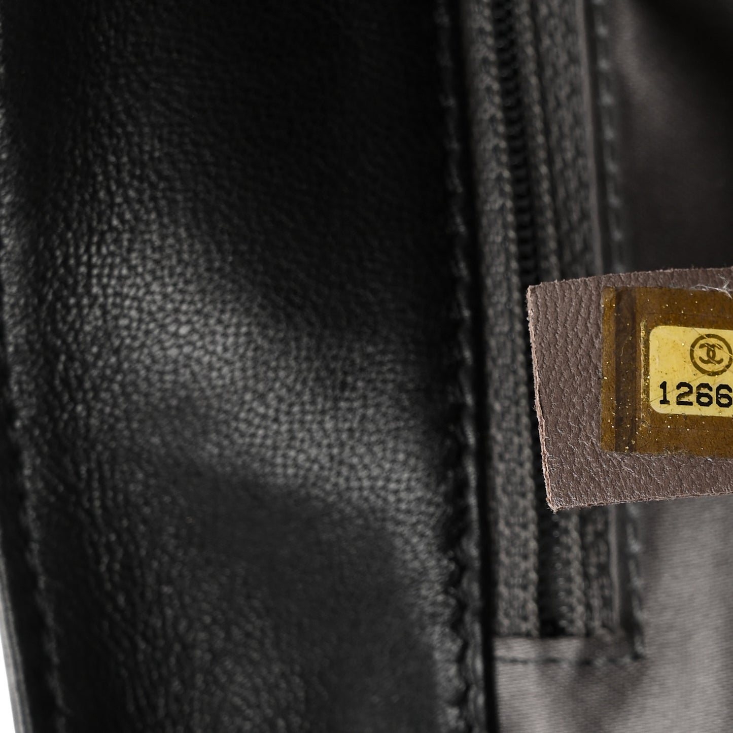 Lambskin Pearl Obsession Flap Black