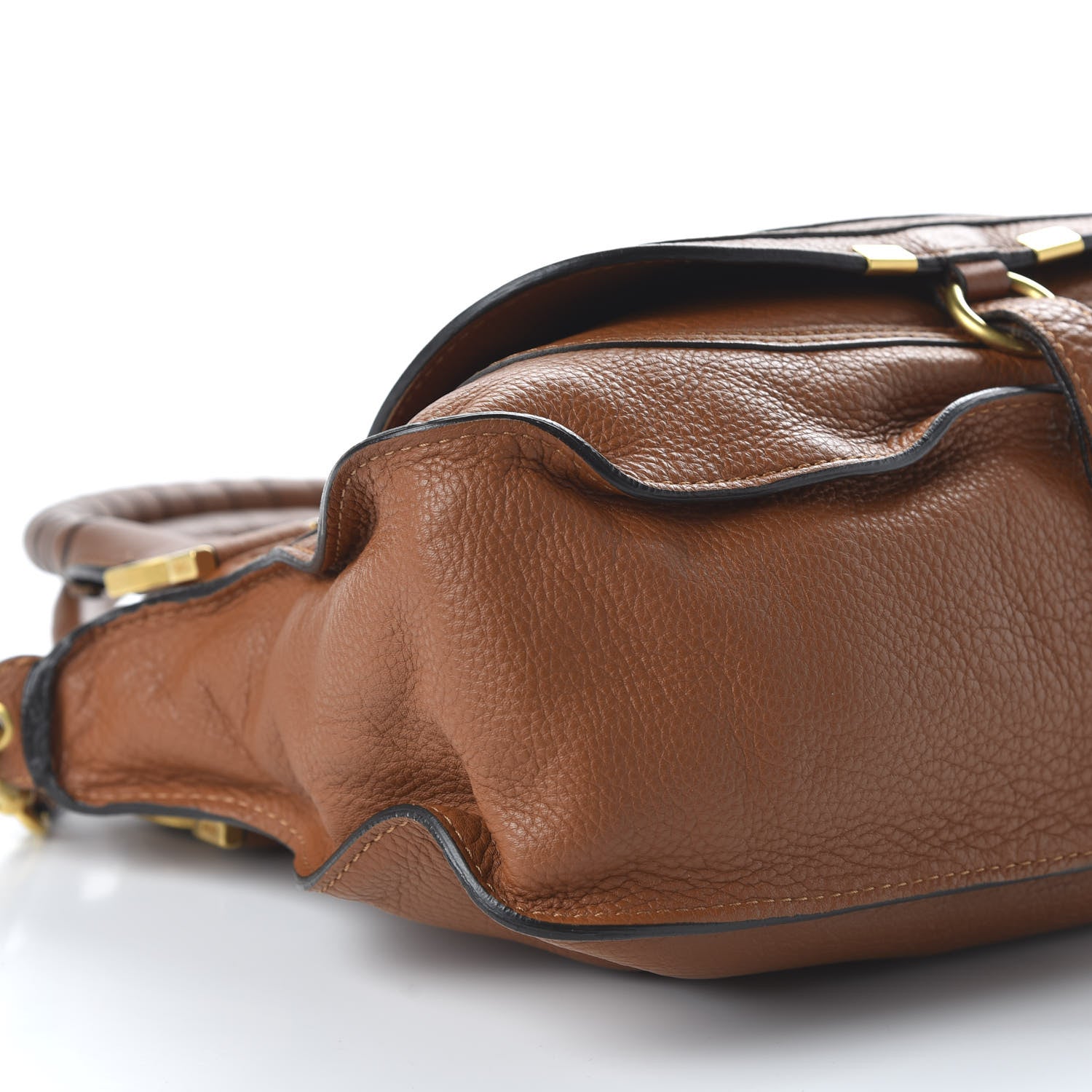 Chloe Calfskin Medium Marcie Satchel Tan 7 of 10