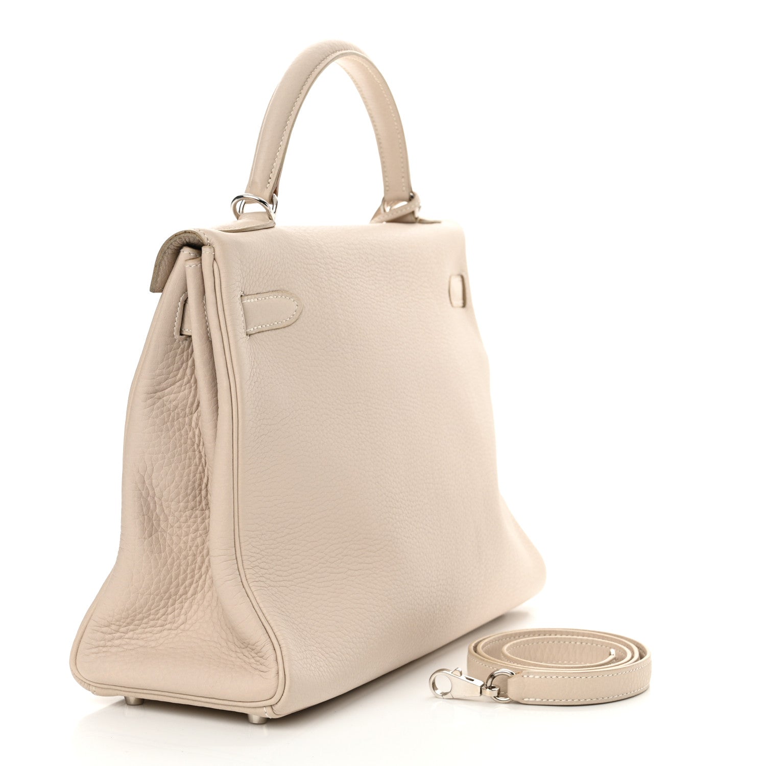 Hermes Togo Verso Kelly Retourne 32 Argile Tabac Camel 3 of 13
