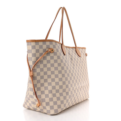 Louis Vuitton Damier Azur Neo Neverfull GM Rose Ballerine 4 of 11