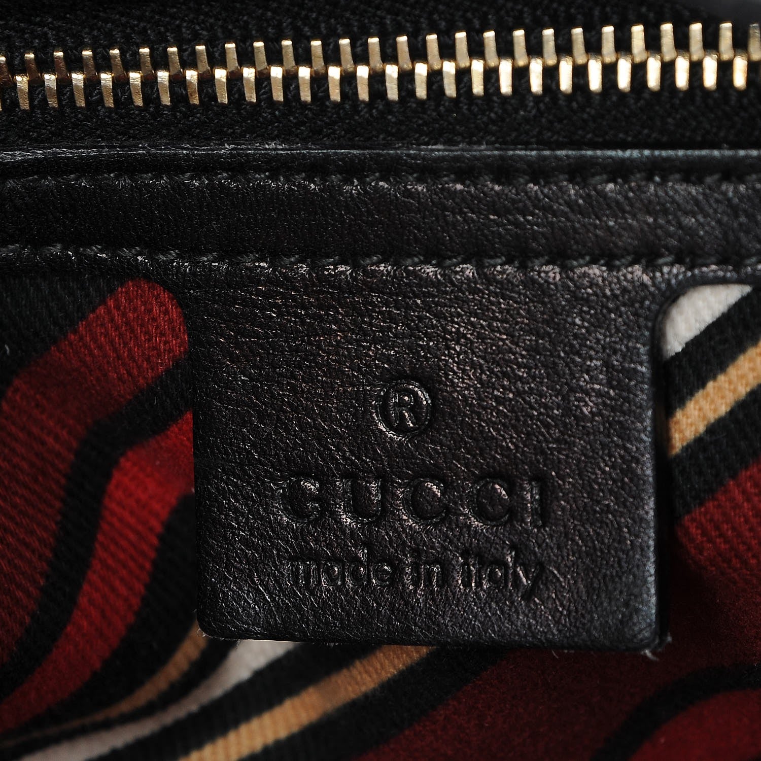 Gucci Calfskin Medium Britt Bag Black 7 of 10