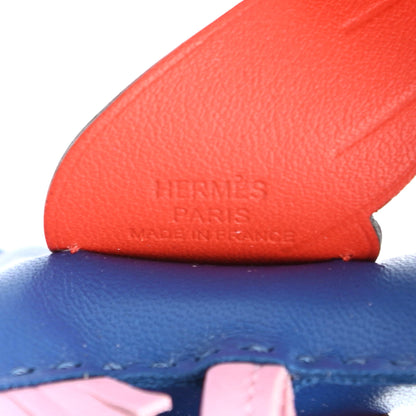 Hermes Milo Lambskin Grigri Rodeo Pegase Horse Bag Charm PM Bleu France Mauve Sylvestre Capucine 3 of 4