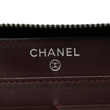 Chanel Caviar Quilted Large Gusset Zip Around Wallet Black 6 of 9