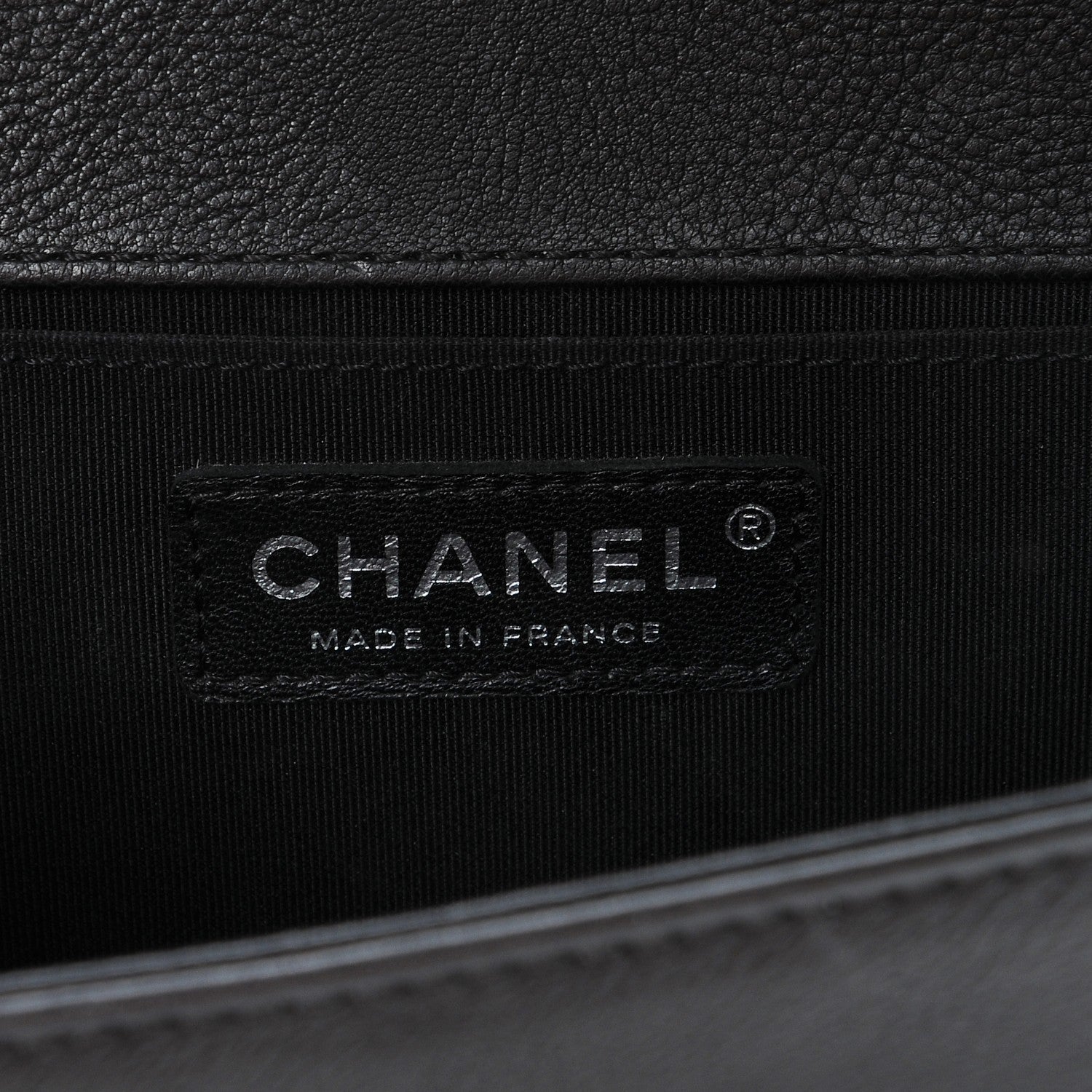 Chanel Calfskin Quilted Medium Boy Flap Black 6 of 7