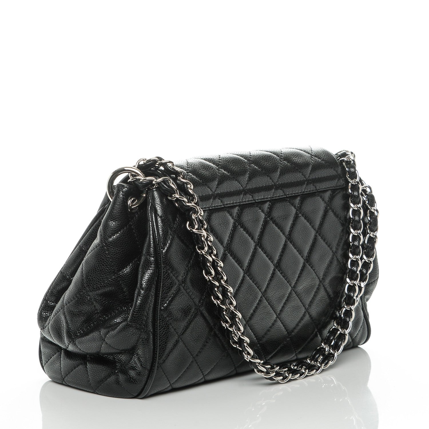 Chanel Caviar Quilted Timeless Accordion Flap Black 3 of 7