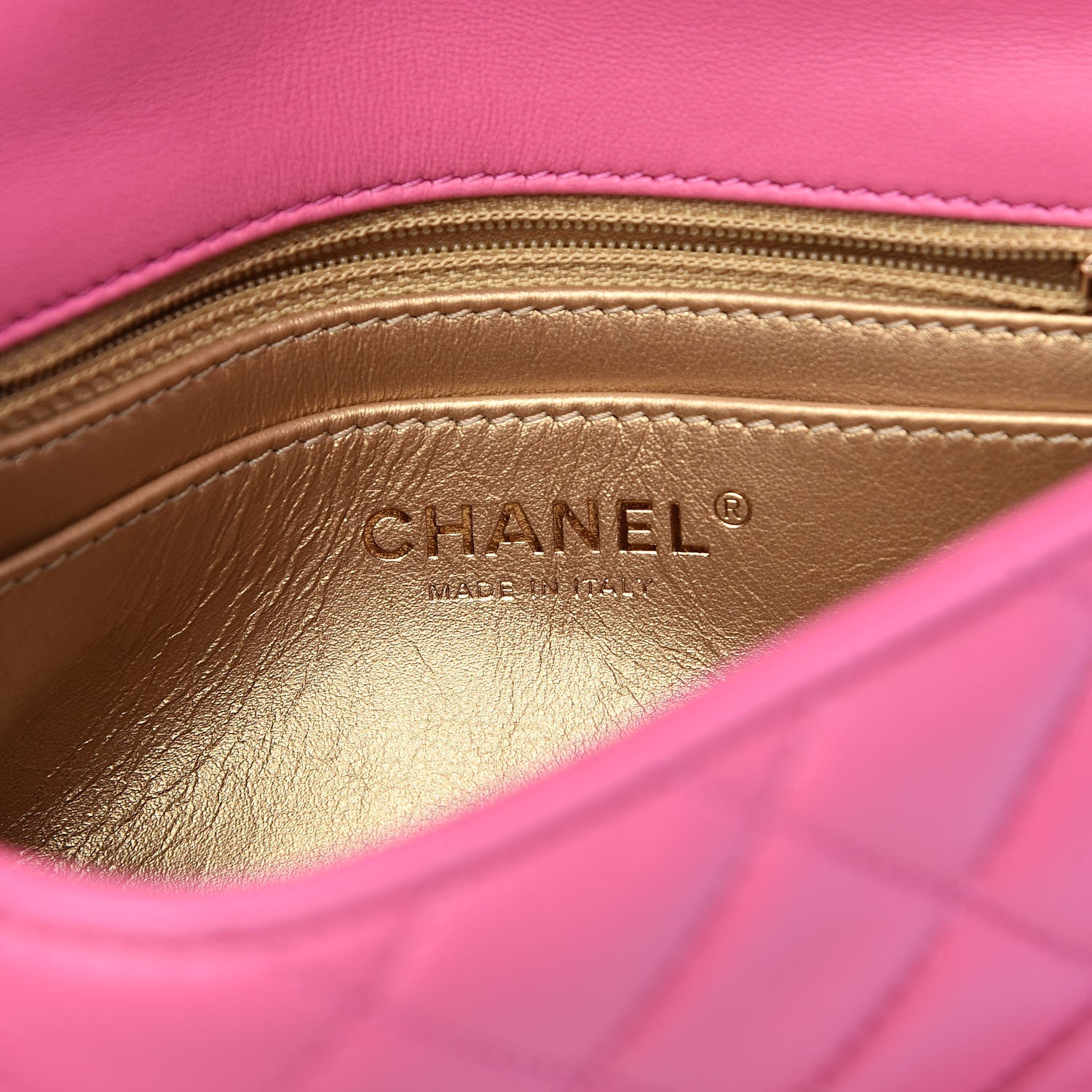 Chanel Lambskin Quilted Mini Pearl Crush Flap Pink 6 of 11