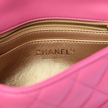 Chanel Lambskin Quilted Mini Pearl Crush Flap Pink 6 of 11