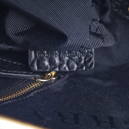 Burberry Signature Grain Calfskin Medium Welburn Tote Black 7 of 8