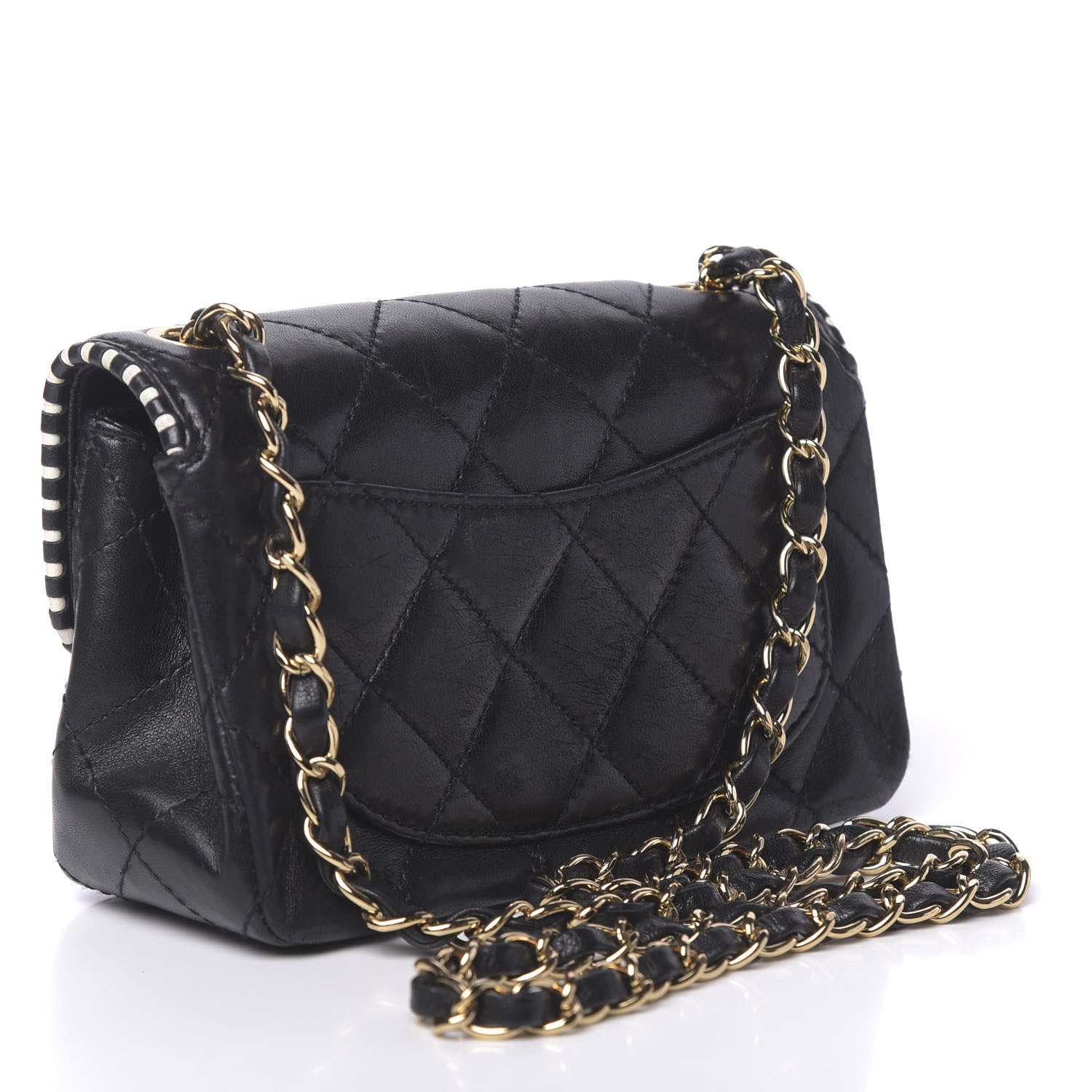 Chanel Lambskin Quilted Mini Flap Black 3 of 11