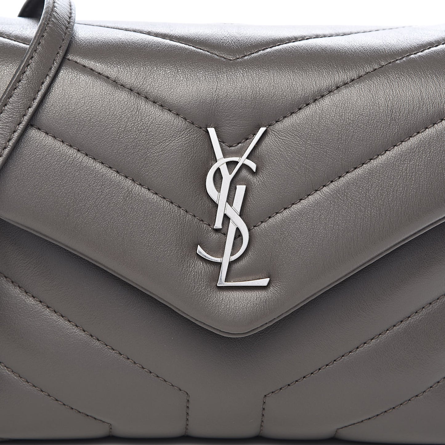 Calfskin Y Quilted Monogram Toy Loulou Crossbody Bag Earth
