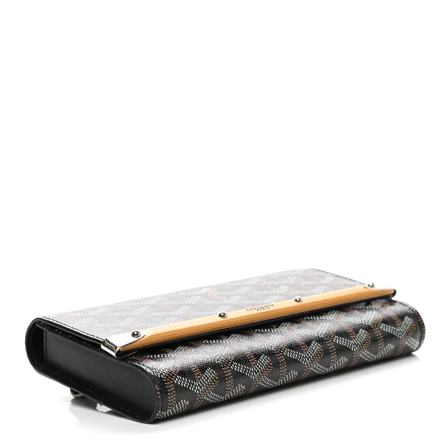 Goyardine Monte Carlo Mini Phone Case Black