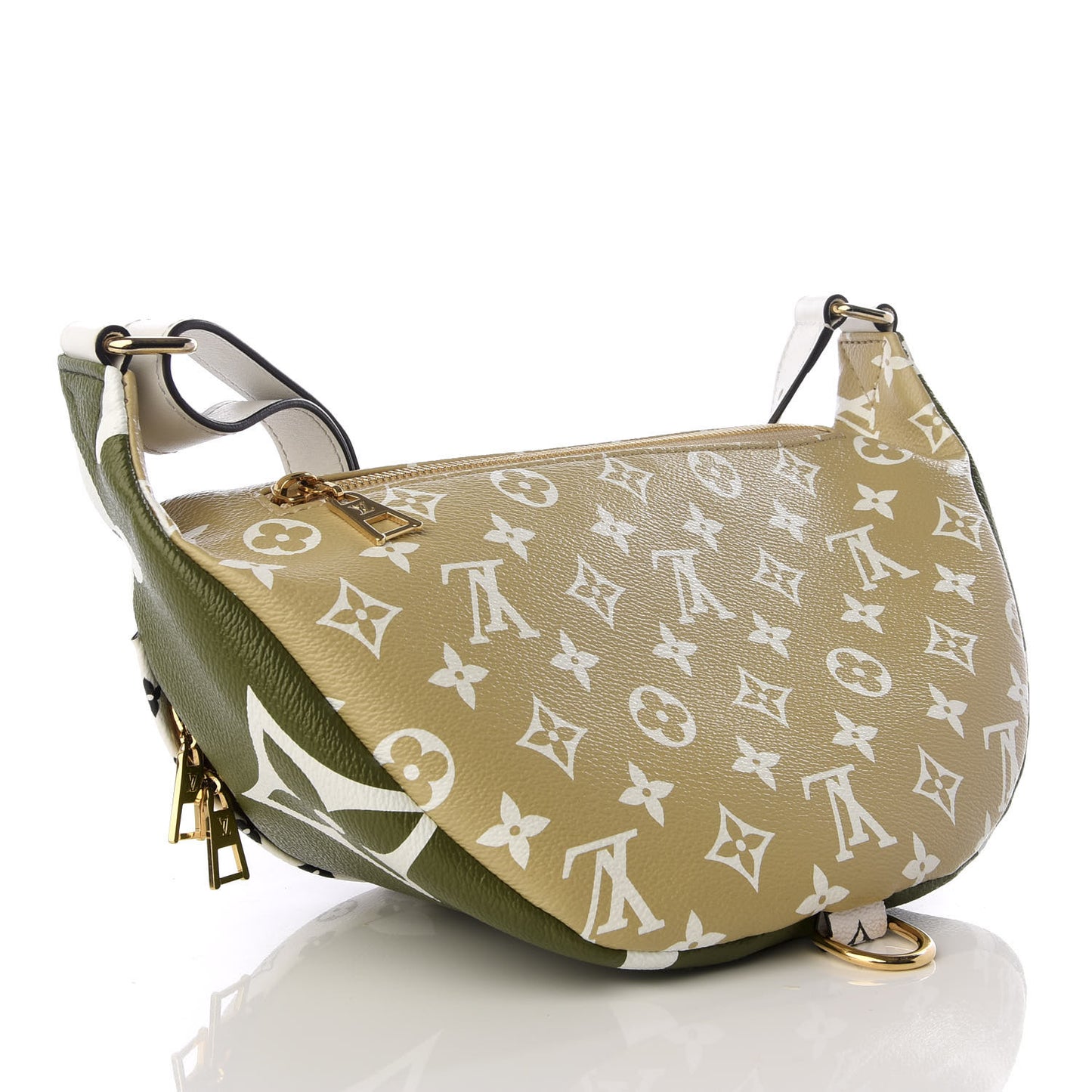 Monogram Giant Bumbag Kaki Beige