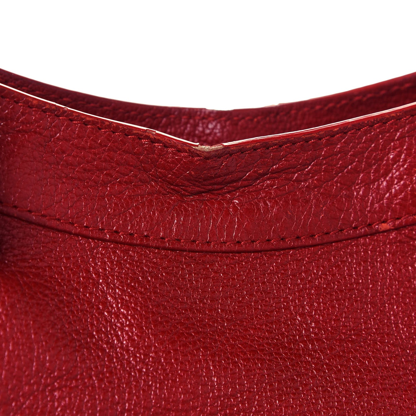 Sugar Goatskin Classic Gold Hardware City Rouge Rouge Coquelicot